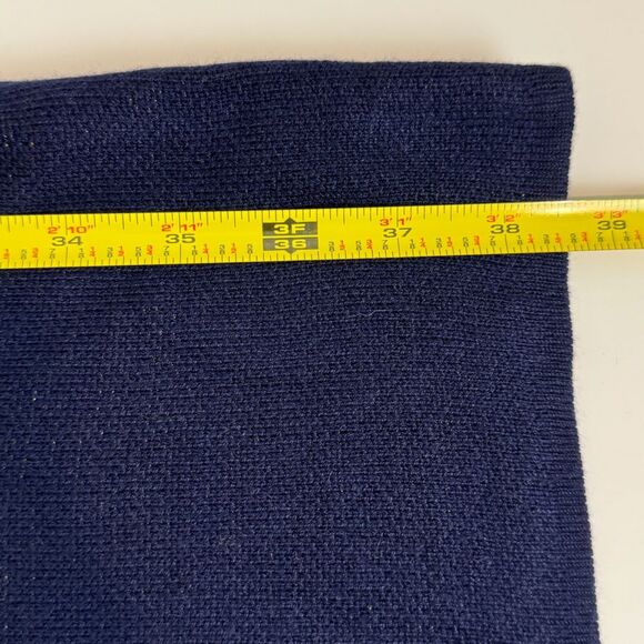 Spence Knit Navy Green Short Sleeve Dress M - Picture 7 of 8